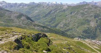 Vue depuis la gare d'arrivée des Jeux