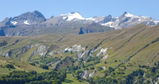 Vue sur le massif des Rousses