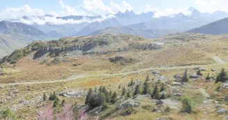 Vue sur les Aiguilles d'Arves