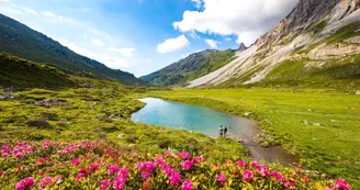 Lac des fées plateau de la plagne Lac des fées plateau de la plagne
