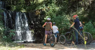 Cascades sur la piste