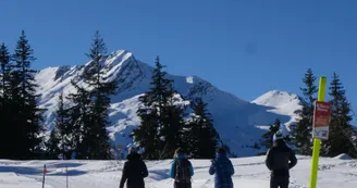 parcours piétons sur le Plateau du Cuvy en hiver parcours piétons sur le Plateau du Cuvy en hiver
