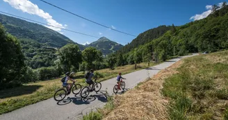 parcours de VTT facile à valloire