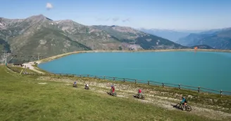 Sortie VTTAE au lac de la vieille à Valloire