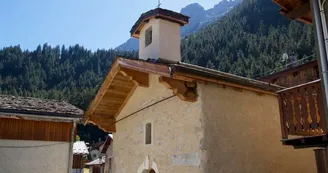 Pralognan-la-Vanoise : village de la Croix
