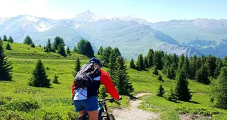 piste VTT familiale à Valloire