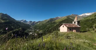Chapelle de Poingt Ravier vue sur Valloire