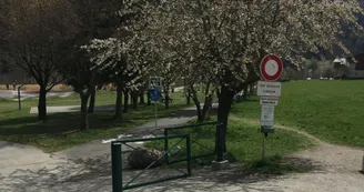 Départ itinéraire voie verte Départ itinéraire voie verte