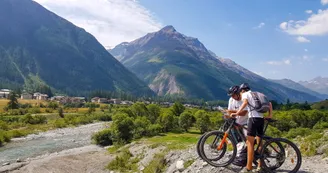 Vtt les bords de l'arc sur Bessans