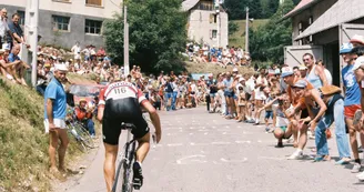 Foule et Gilbert Glauss TDF 1984 Foule et Gilbert Glauss TDF 1984