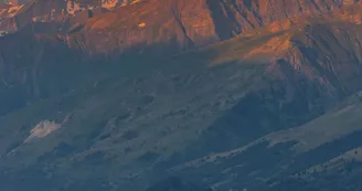 Levé de Soleil depuis les chalets de la Buffaz