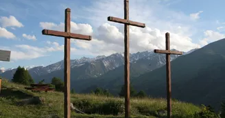 Les Trois Croix par le chemin du facteur - Itinéraire de trail_Valloire Les Trois Croix par le chemin du facteur - Itinéraire de trail_Valloire