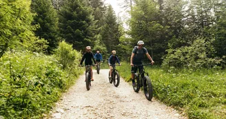 Piste VTC rouge Plan Goy Au départ de la Féclaz_La Féclaz Piste VTC rouge Plan Goy Au départ de la Féclaz_La Féclaz