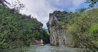 Passage vers le saut de la Pucelle
