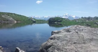 Lac de Portette vallée de la Plagne Lac de Portette vallée de la Plagne