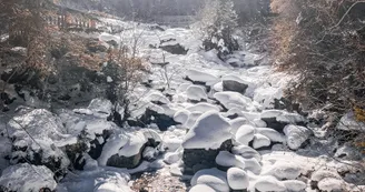 Itinéraire piéton raquettes : Les Herbiers_Valfréjus