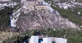 Itinéraire piéton raquettes : Forts de l'Esseillon variante_Val-Cenis Itinéraire piéton raquettes : Forts de l'Esseillon variante_Val-Cenis