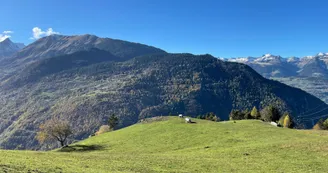 Vue depuis la pierre à cupules - Feissons sur Salins