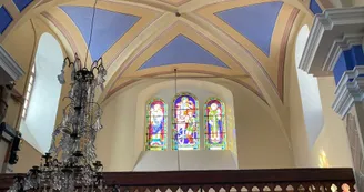 Intérieur chapelle Villemartin sur la boucle des hameaux - Bozel Intérieur chapelle Villemartin sur la boucle des hameaux - Bozel