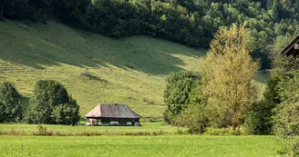 Paysage et village d'Ecole-en-Bauges Paysage et village d'Ecole-en-Bauges
