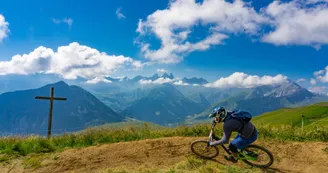 La Saute-Mouton, piste de VTT DH_Le Corbier