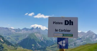 La Saute-Mouton, piste de VTT DH_Le Corbier