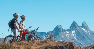 Descente du Mont Corbier en VTT_Le Corbier