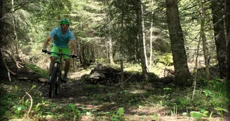 Piste VTT FFC rouge - La Féclaz Piste VTT FFC rouge - La Féclaz