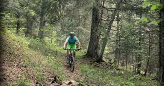 Piste VTT FFC rouge - La Féclaz Piste VTT FFC rouge - La Féclaz