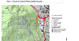 Grand chêne petite boucle Grand chêne petite boucle