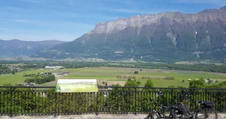 Fort d'Aiton vue sur les Bauges