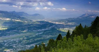 Bassin chambérien depuis l’Épine Bassin chambérien depuis l’Épine
