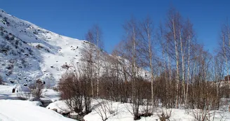 Balade à pied au Plan de l'Eau Les Menuires