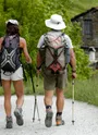 Couple de randonneur à Sainte Foy