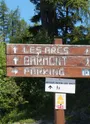 panneau accès chemin Barmont