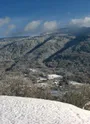 Vue enneigée sur le massif de Belledonne