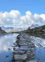 La traversée du lac des Vaches
