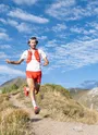 Traileur Thibaut Baronian à la descente sur les sentiers de Val Cenis