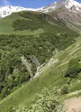 Montagnes de Valloire depuis les Solèdes