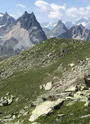 Vue depuis le Pas des Griffes sur l'Aiguille Noire