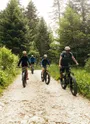 Piste VTC rouge Plan Goy Au départ de la Féclaz_La Féclaz