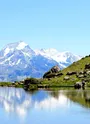 Vue sur le lac de Portette