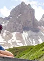 Vue sur les Aiguilles d'Arves.