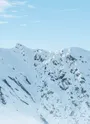 Vue depuis La Norma sur la Belle Plinier enneigée