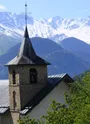 Vue sur le village de jarrier