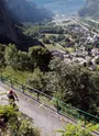 Vue sur la vallée depuis les lacets de Montvernier