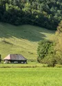Paysage et village d'Ecole-en-Bauges