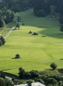 Paysage et village de La Compôte-en-Bauges