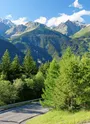Vue pendant l'ascension depuis Modane