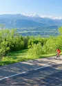Vue au dessu de St Pierre pendant l'ascension